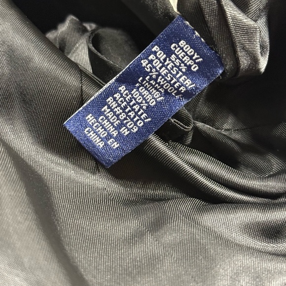 Stafford Ease Men’s Black Blazer 40R Wool Blend Stretch Sport Coat Jacket NWT - Picture 6 of 9